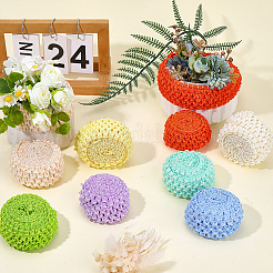 8 Bundles 8 Colors Elastic Crochet Headband Ribbon&nbsp;WCOR-GF0001-04B