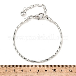 Brass European Style Bracelets for Jewelry Making&nbsp;KK-R031-06