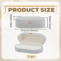 1Pc Rectangle Velvet Couple Rings Boxes&nbsp;CON-LP0001-87C