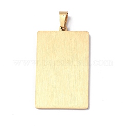 201 Stainless Steel Pendant&nbsp;STAS-B033-01G-06