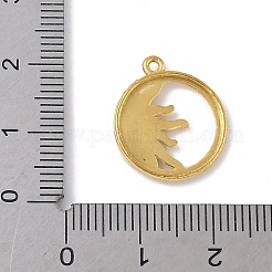 304 Stainless Steel Pendants&nbsp;STAS-P408-09G