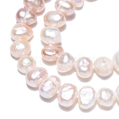 Natural Cultured Freshwater Pearl Beads Strands&nbsp;X-PEAR-N014-04D-01