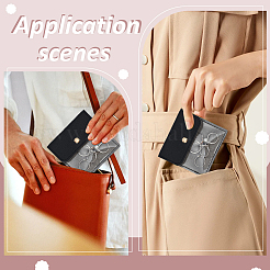 36Pcs PU Leather Jewelry Storage Bags with Iron Button&nbsp;ABAG-GO0001-33A