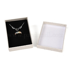 Rectangle Paper Jewelry Storage Boxes with Sponge Inside&nbsp;CON-I013-01B
