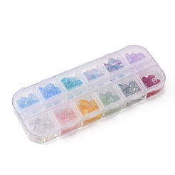 120Pcs 12 Style Imitation Jade Glass Beads&nbsp;GLAA-FS0001-21