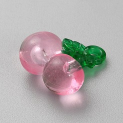 Transparent Resin & Acrylic 3D Fruit Pendants&nbsp;FIND-YWC0010-01B-02