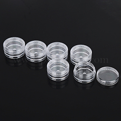 Transparent Plastic Empty Portable Facial Cream Jar&nbsp;CON-PW0001-001