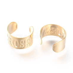 304 Stainless Steel Ear Cuff Findings&nbsp;STAS-H151-10G
