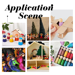 Natural Wood Display Decorations&nbsp;DJEW-WH0010-88