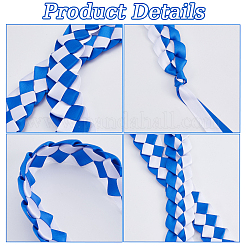 Two Tone Graduation Ribbon Leis&nbsp;FIND-WH0423-78A