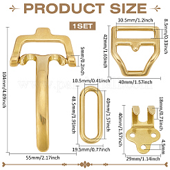 Brass Smooth Buckles&nbsp;AJEW-BC0008-12