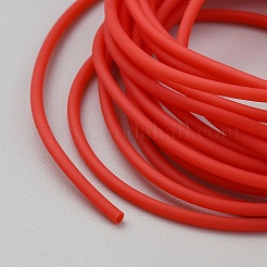 Round Silicone Cord&nbsp;OCOR-WH0101-99J