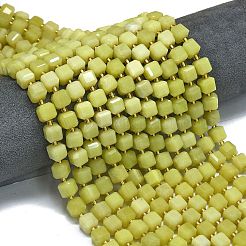Natural Lemon Jade Beads Strands&nbsp;G-K389-A01-01
