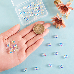 Transparent K9 Glass Beads&nbsp;GLAA-CJ0001-34