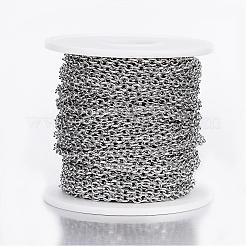 Tarnish Resistant 304 Stainless Steel Cable Chains&nbsp;CHS-H003-01P