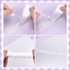 Waterproof PVC Fuel Tank Gauge Car Sticker&nbsp;DIY-WH0750-259B