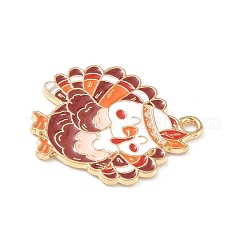 Thanksgiving Day Alloy Enamel Pendants&nbsp;ENAM-I076-01G-07