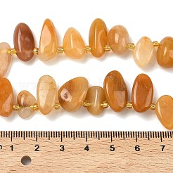 Natural Topaz Jade Beads Strands&nbsp;G-P604-A17-01