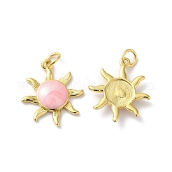 Rack Plating Brass Enamel Pendants&nbsp;KK-D074-05G