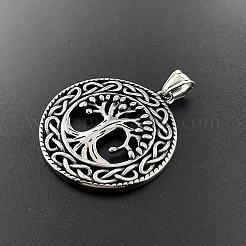 Tree of Life Hollow Tree of Life Pendant 304 Stainless Steel Punk Necklace Jewelry&nbsp;HL3986