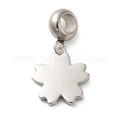 304 Stainless Steel Enamel European Dangle Charms&nbsp;STAS-G308-31P-01