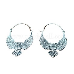 Bohemian Style Alloy Owl Hoop Earrings&nbsp;FS-WGF4BD1-01