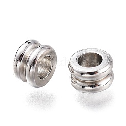 202 Stainless Steel European Bead Cores&nbsp;X-STAS-M282-02P
