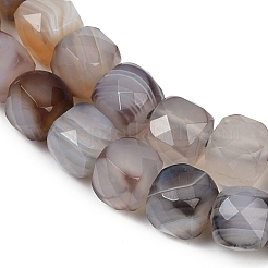 Natural Botswana Agate Beads Strands&nbsp;G-H078-C37-6mm