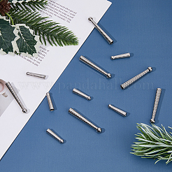 12Pcs 2 Styles Alloy Cord Ends&nbsp;FIND-FH0008-98