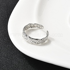 304 Stainless Steel Open Cuff Rings&nbsp;RJEW-H261-24P