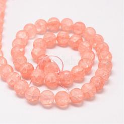 Synthetic Crackle Quartz Bead Strands&nbsp;CCG-K002-8mm-04