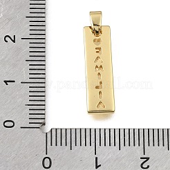 Brass Pendants&nbsp;KK-C263-23D-G