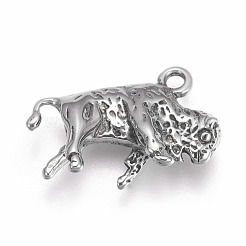 304 Stainless Steel Pendants&nbsp;STAS-P225-093AS