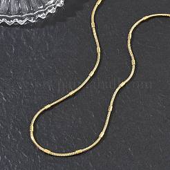 10Pcs 1.8MM 304 Stainless Steel Round Snake Chain Necklaces&nbsp;NJEW-G203-09G