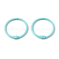 Spray Painted Iron Split Key Rings&nbsp;IFIN-T017-01