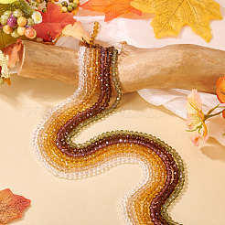 7 Strands 7 Colors Glass Beads Strands&nbsp;EGLA-TA0013-22