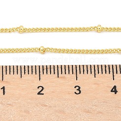Brass Satellite Chains Necklace for Women&nbsp;NJEW-P265-43G