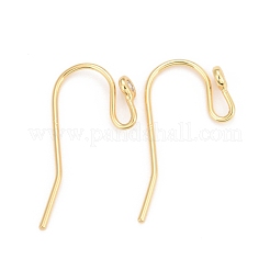 Brass Earring Hooks&nbsp;KK-Z020-02G