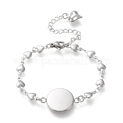 Tarnish Resistant 304 Stainless Steel Bracelet Making&nbsp;STAS-L248-009P-A