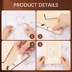 2 Sets Removable Plastic & Traceless Glue Hook and Loop Fastener&nbsp;DIY-CN0003-17A