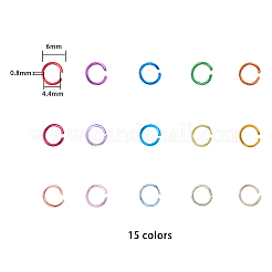 Aluminum Open Jump Rings&nbsp;ALUM-CJ0001-01