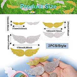 Wing Rhinestone Patches&nbsp;DIY-TA0003-10