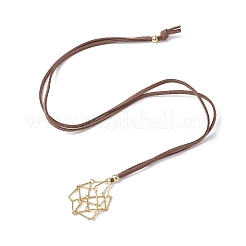Crystal Holder Cage Necklaces&nbsp;NJEW-JN04586-03