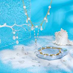 36Pcs 6 Colors ABS Plastic Imitation Pearl Pendants&nbsp;FIND-PH0028-39