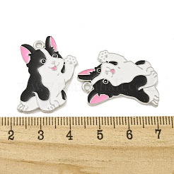 Rack Plating Alloy Enamel Pendants&nbsp;ENAM-Z014-01P-09