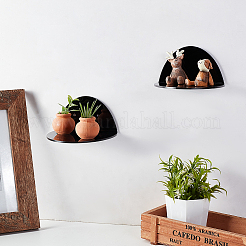 Acrylic Wall-Mounted Adhesive Camera Display Shelf with Iron Screw&nbsp;ODIS-WH0002-87A