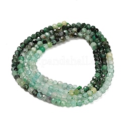 Natural Emerald Beads Strands&nbsp;G-Z106-A02-2mm