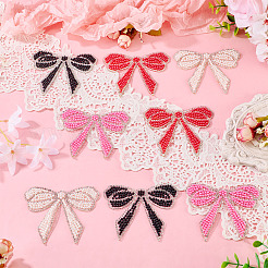 8Pcs 4 Colors Polyester Cloth Patches&nbsp;PATC-TA0001-29