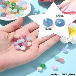100Pcs 11 Colors Resin Imitation Cat Eye Beads&nbsp;FIND-CJ0003-15
