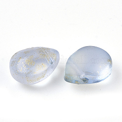 Transparent Spray Painted Glass Beads&nbsp;LS-GLAA-T017-01-A02